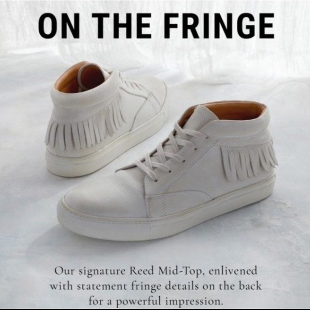 ⭐Reed Fringe Mid Top Sneakers